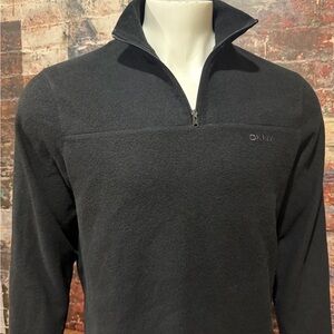 PREOWNED DKNY Men's Charcoal Zip-Up Sweater